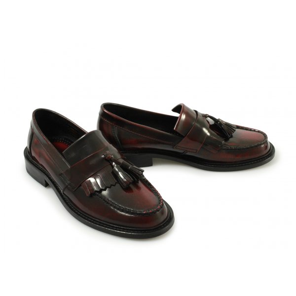 mod shoes tassel loafers for women ikon 03 oxblood | Mod Shoes