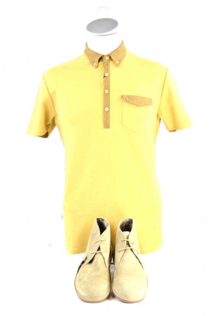 25 modshoes two tone polo top from gabicci and desert boots