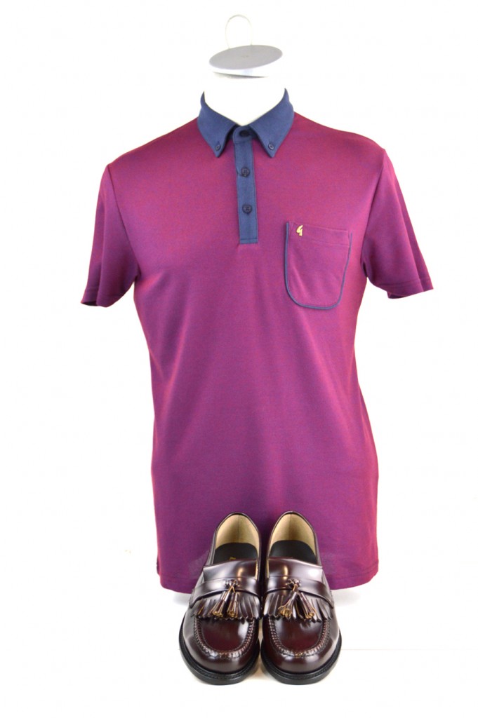 28 tassel loafers with gabicci polo top