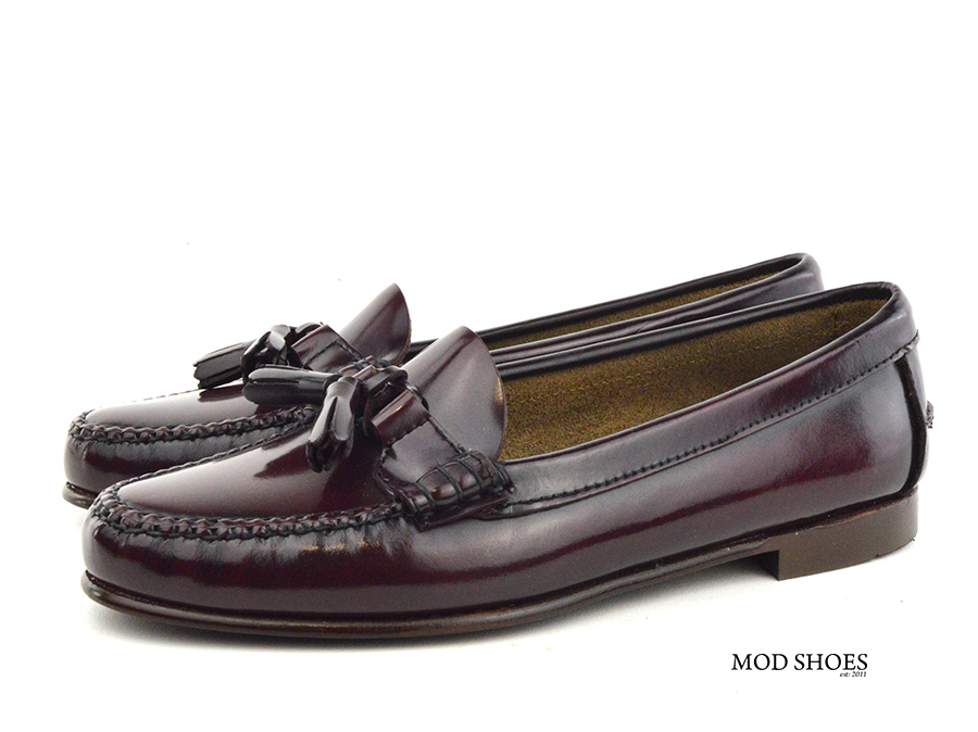 Ladies Oxblood Tassel Loafer with Leather Sole â€“ The LaBelles | Mod ...