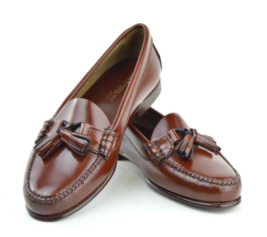 Ladies Chestnut Tassel Loafer with Leather Sole â€“ The LaBelles | Mod ...