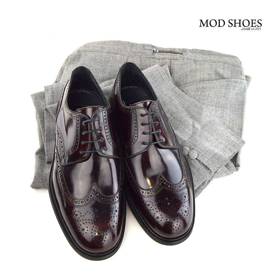 mod-shoes-oxblood-brogues-with-prince-of-wales-trousers