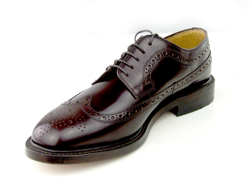 loake oxblood brogues