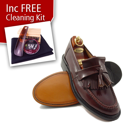 loake oxblood loafers