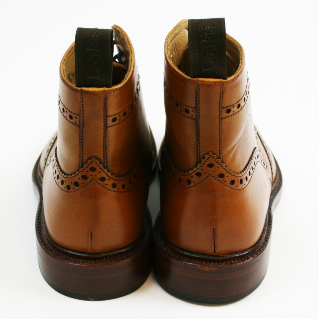 ladies black brogue boots