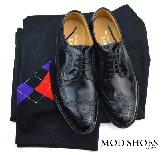 loake black brogue