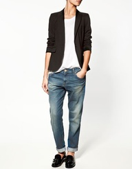 Loafers and black sales jeans