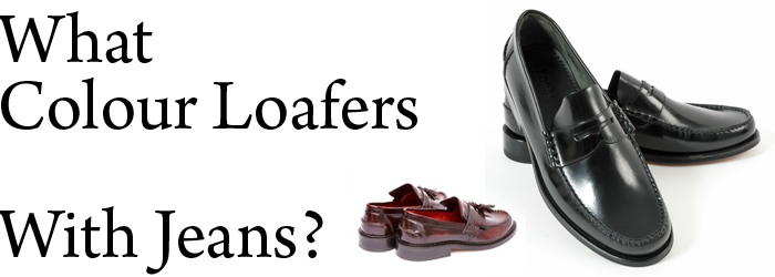Penny loafers and jeans deals