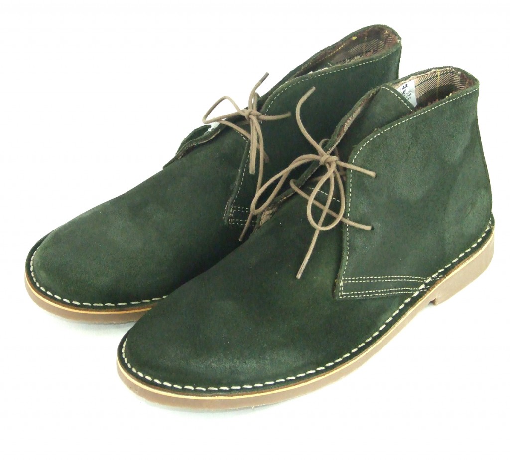 mod shoes olive green mod desert boots 01