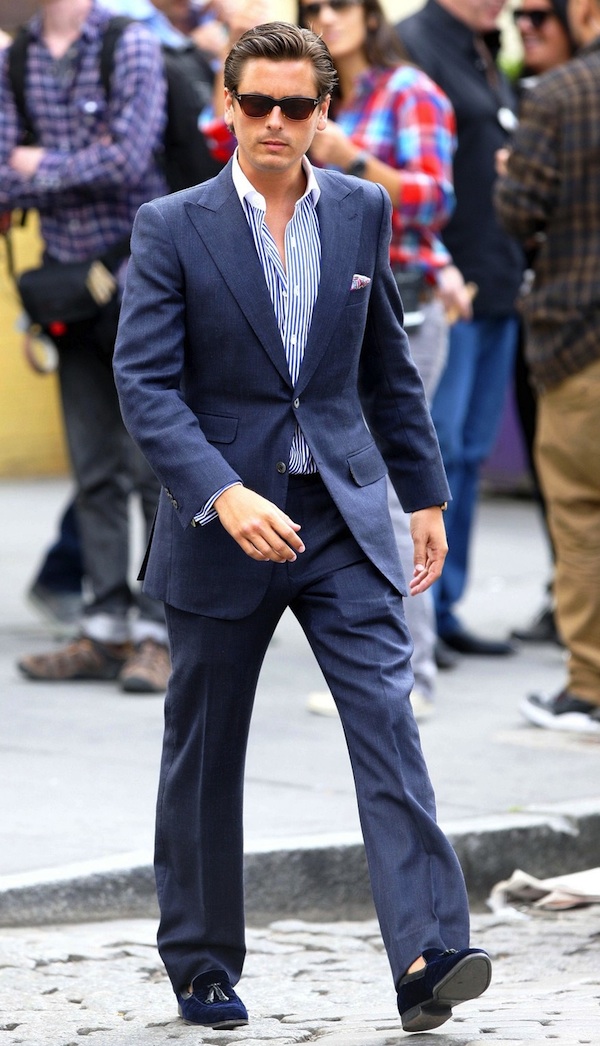 Scott Disick Films in NYC's Meatpacking District