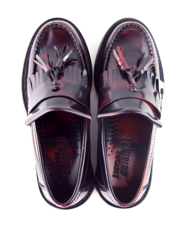 15  mod shoes womens tassel loafers oxblood ska nothern soul shoes 04