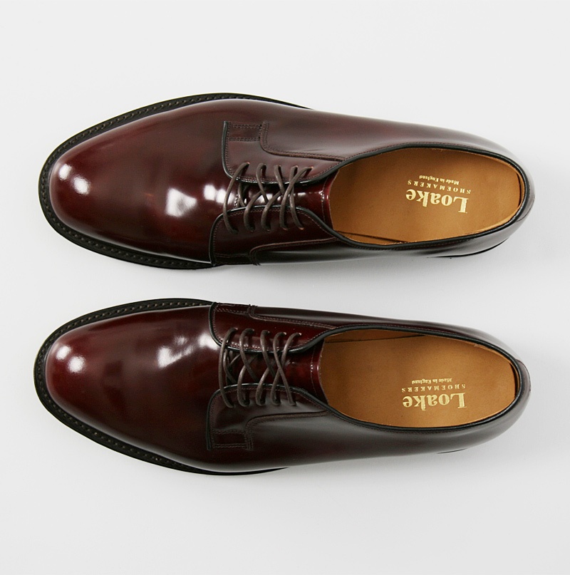 loake shoes burgundy