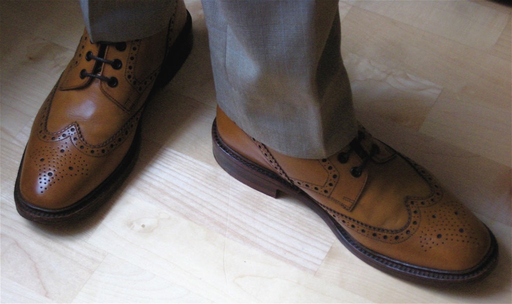 Loake brogue boots