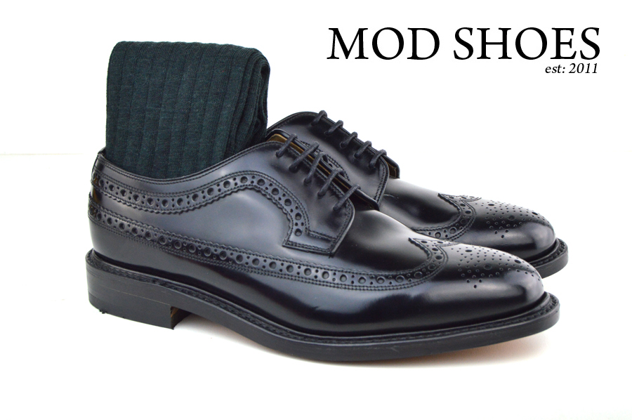 Mod Shoes Loake Royals with Dark Green Socks