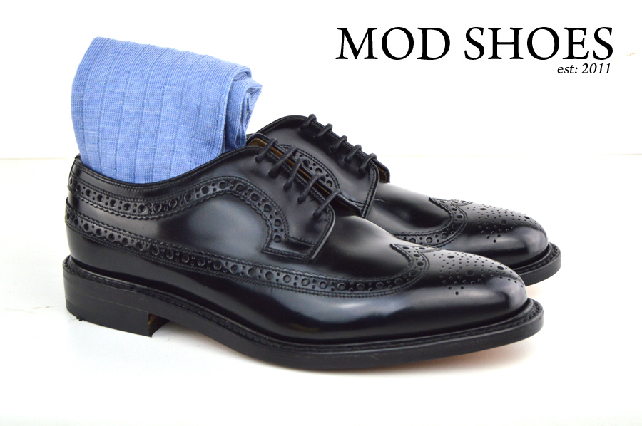 Mod Shoes Loake Royals with Light Blue Socks (2)