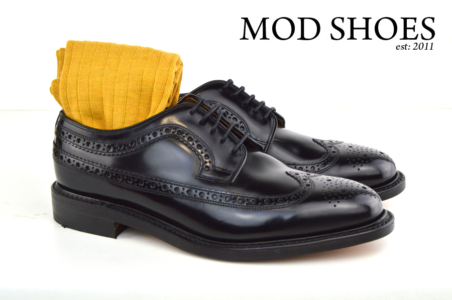 Mod Shoes Loake Royals with Mustard Socks