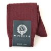 Plain Burgundy Socks Wool & Nylon