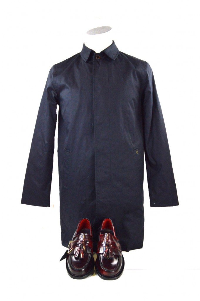19 mod shoes tassel loafer with long blue jacket from gabicci