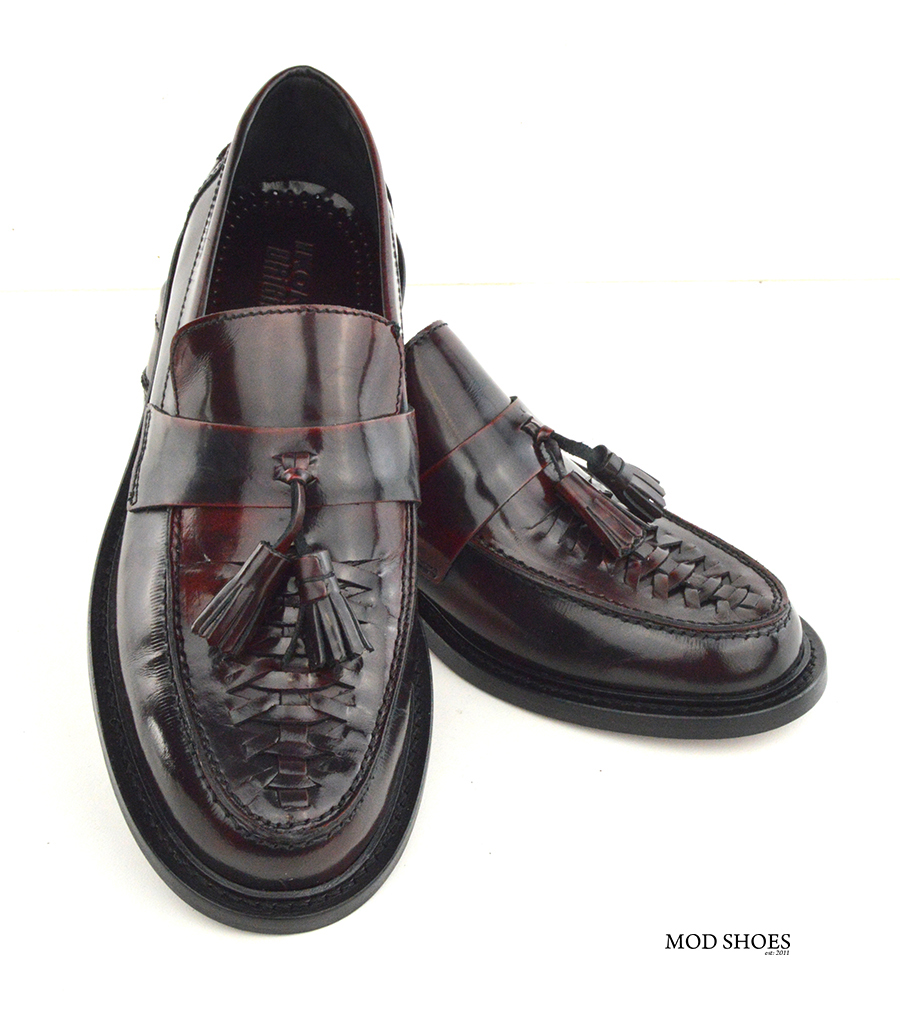 mens weave loafers