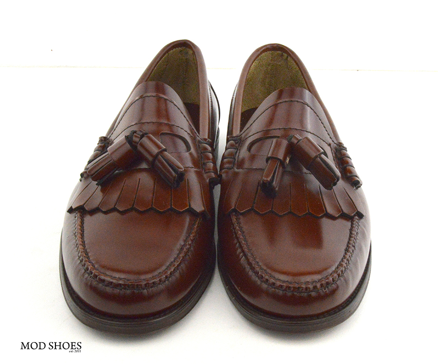 Chestnut Tassel Loafer – The Duke by Modshoes – Mod Shoes