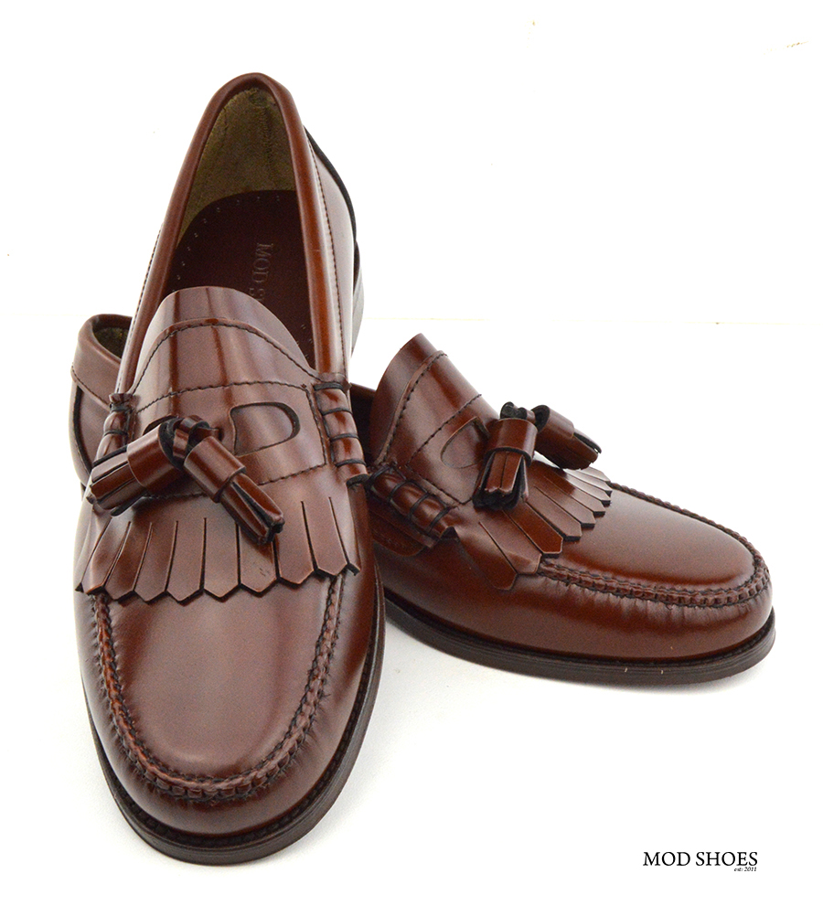 mod shoes brown duke tassel loafer 07