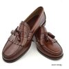 Chestnut Tassel Loafer - The Duke by Modshoes
