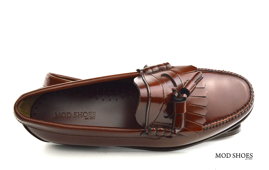 mod shoes brown duke tassel loafer 10