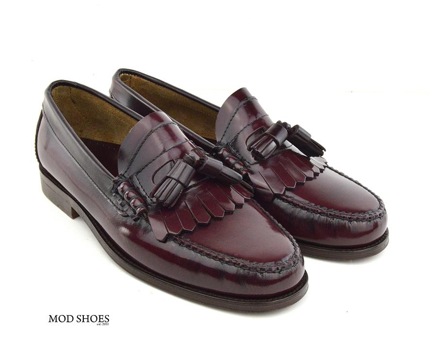 mod shoes oxblood burgundy duke tassel loafer 01