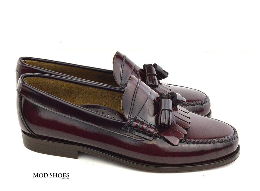 Oxblood Tassel Loafer – The Duke by Modshoes – Mod Shoes