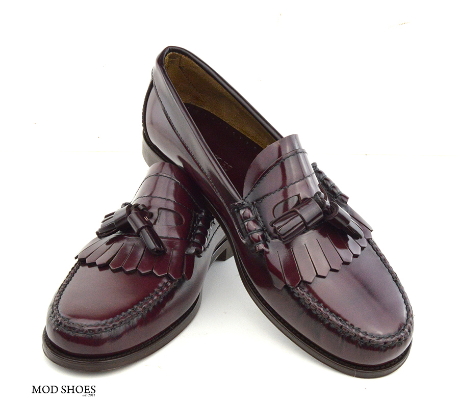 mod shoes oxblood burgundy duke tassel loafer 07