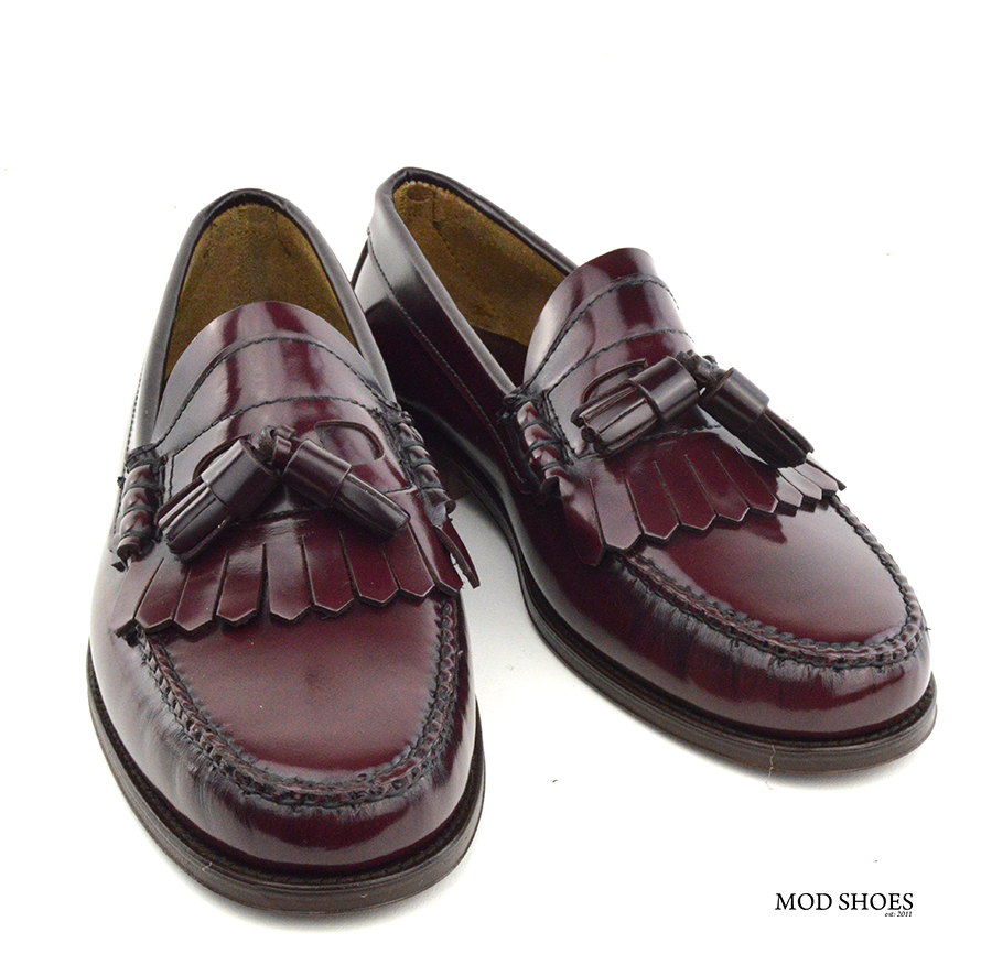 mod shoes oxblood burgundy duke tassel loafer 11