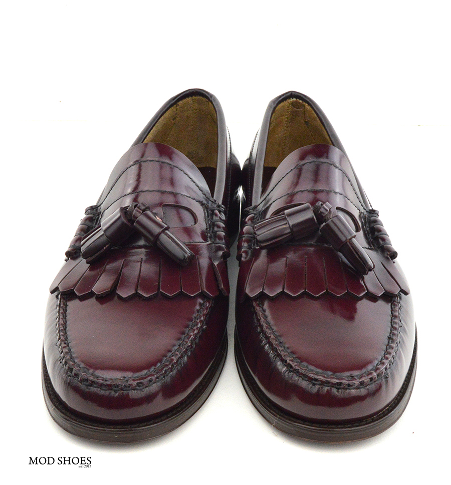 mod shoes oxblood burgundy duke tassel loafer 12