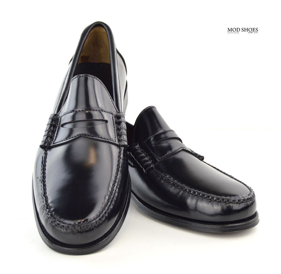 Black Penny Loafers The By Modshoes – Mod Shoes