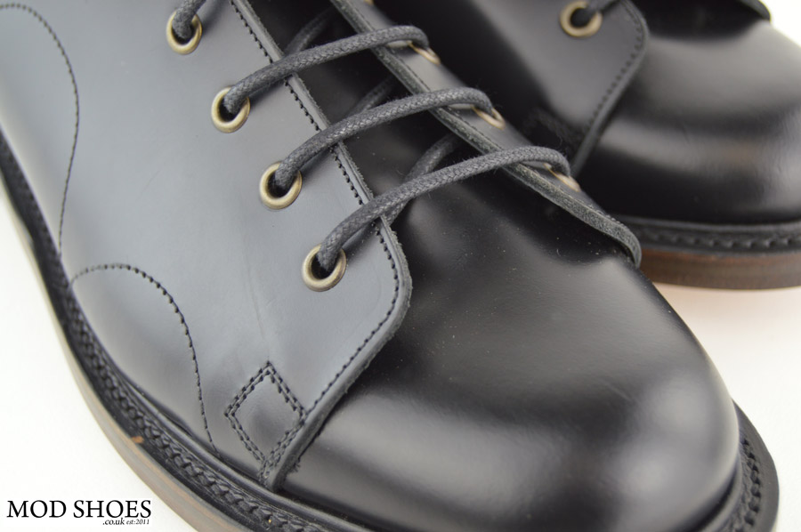 Black Monkey Boots – Leather Sole – Mod Shoes