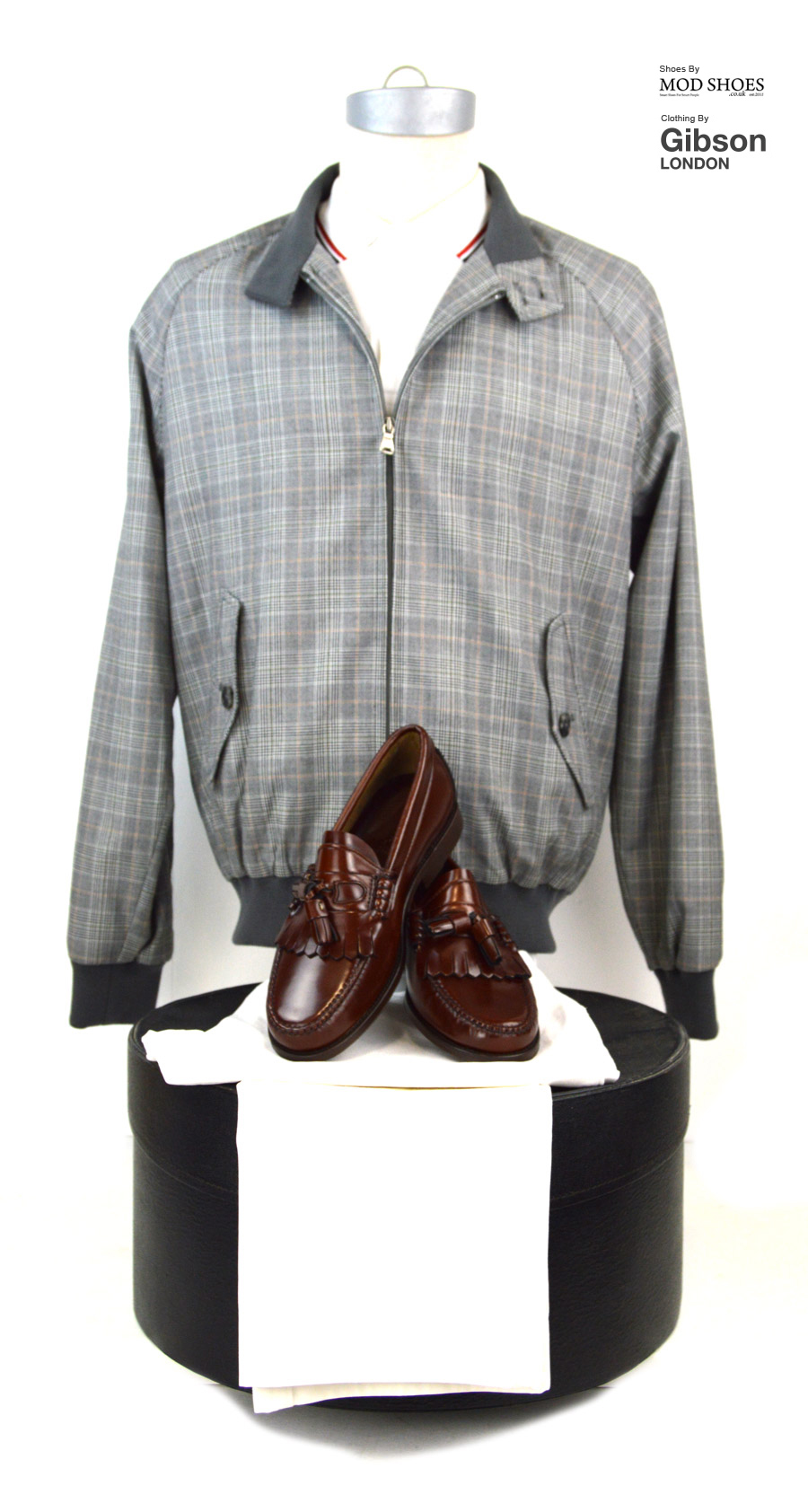 modshoes-prince-of-wales-harrington-with-dukes---Gibson-Clothing