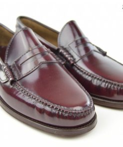 Oxblood Penny Loafers – The Earl By Modshoes – Mod Shoes