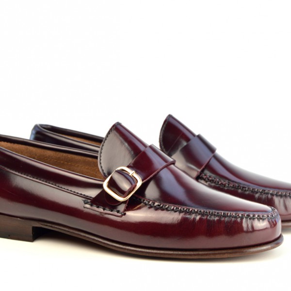 Loafers in Oxblood – The Squires – Mod Shoes