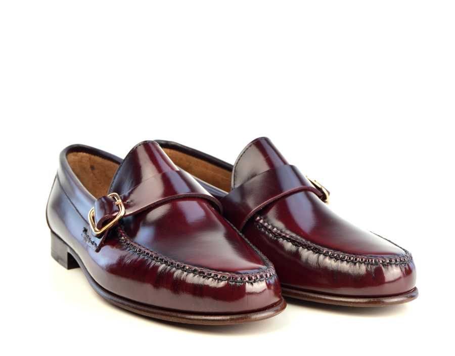 Loafers in Oxblood – The Squires – Mod Shoes