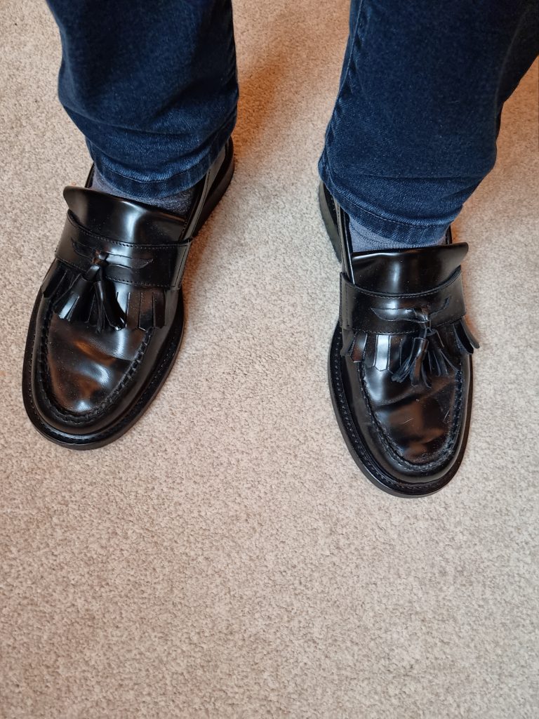 Black Tassel Loafer – The Prince – Mod Shoes