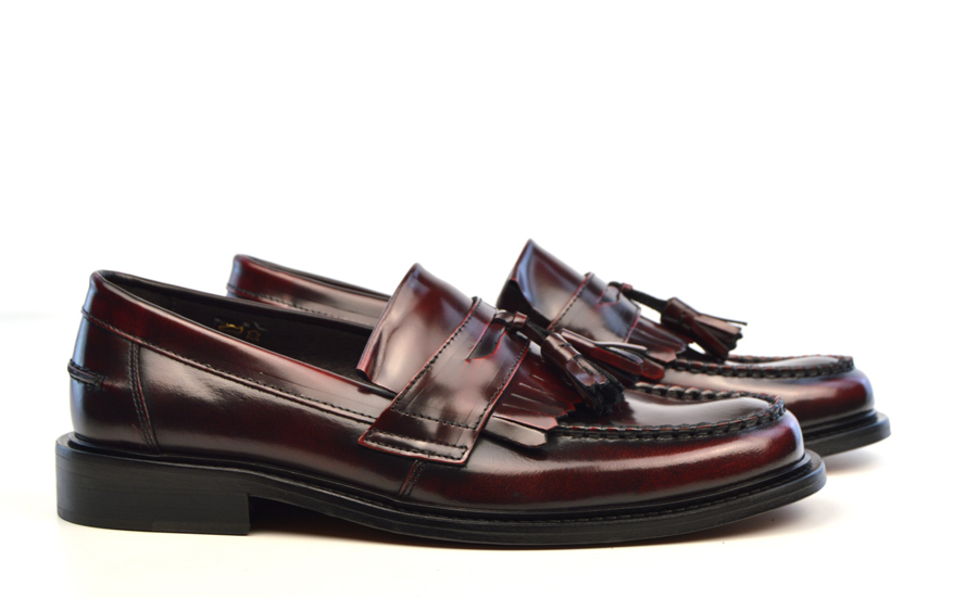 Oxblood Tassel Loafers – The Prince – Mod Shoes