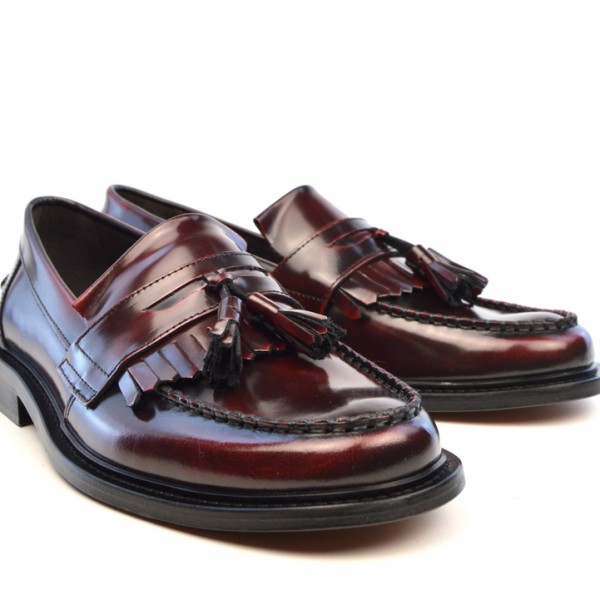 Oxblood Tassel Loafers – The Prince – Mod Shoes