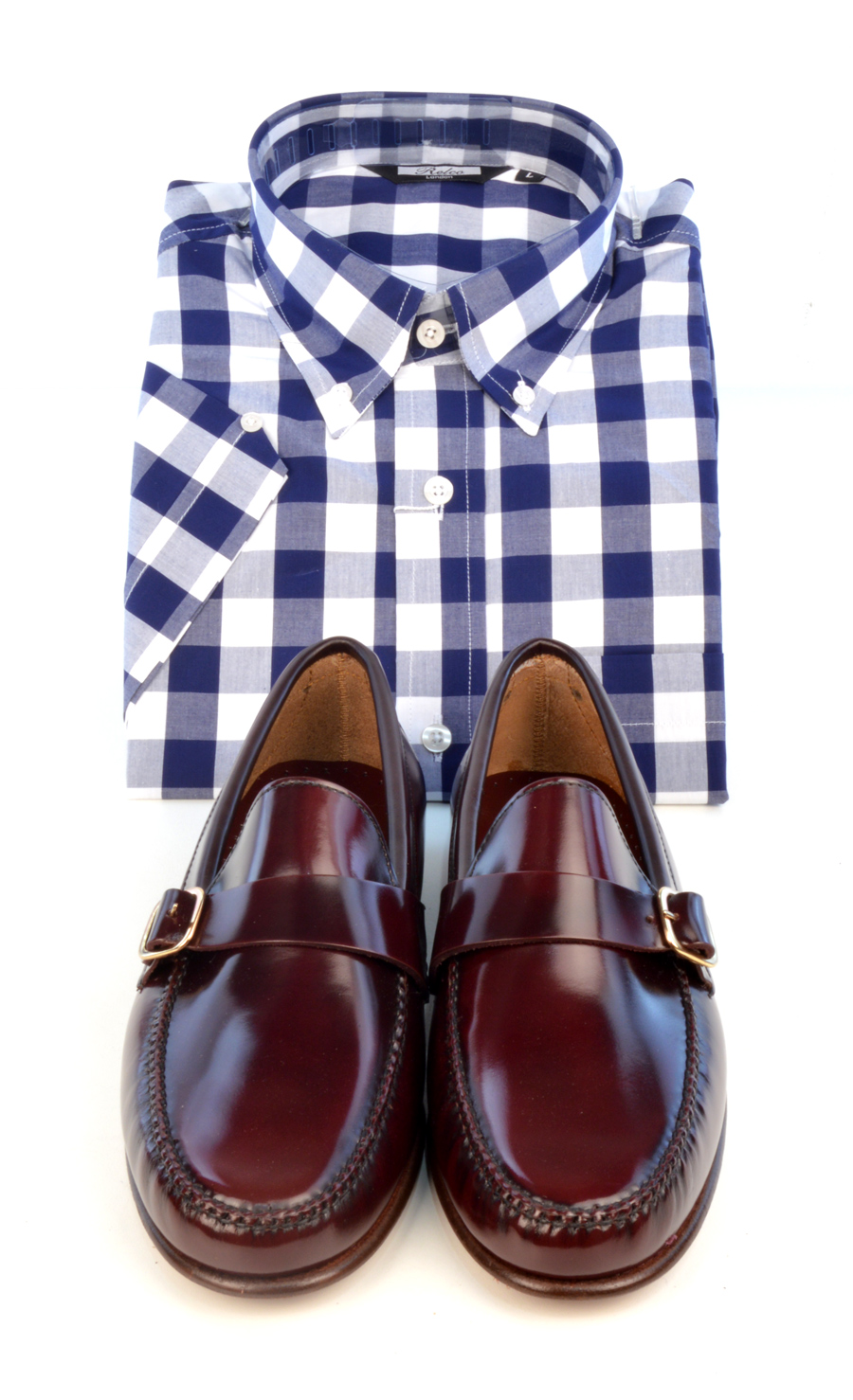 modshoes-oxblood-loafers-with-check-shirt