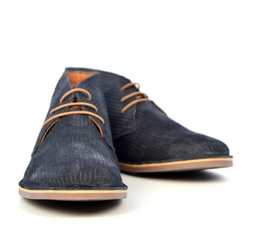 navy suede desert boots