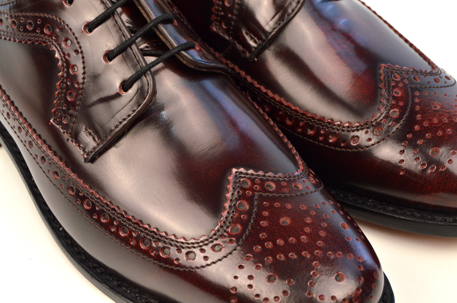 modshoes oxblood wing tip mod skinhead style Brogues 02 Mod Shoes