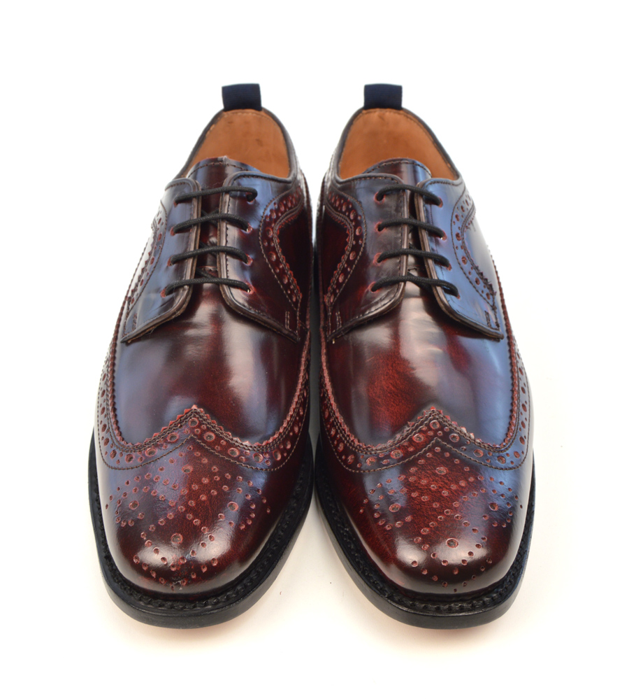 modshoes oxblood wing tip mod skinhead style Brogues 10 Mod Shoes