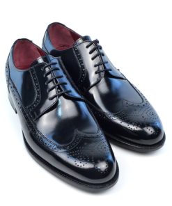 Modshoes – The Harry – All Leather Oxblood Brogue – Mod Shoes