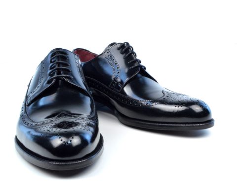 Modshoes – The Harry – All Leather Black Brogue – Mod Shoes