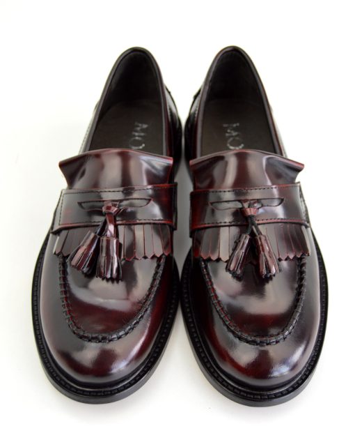 The Prince for Women – Oxblood Tassel Loafers – Mod Ska Skinhead Style ...