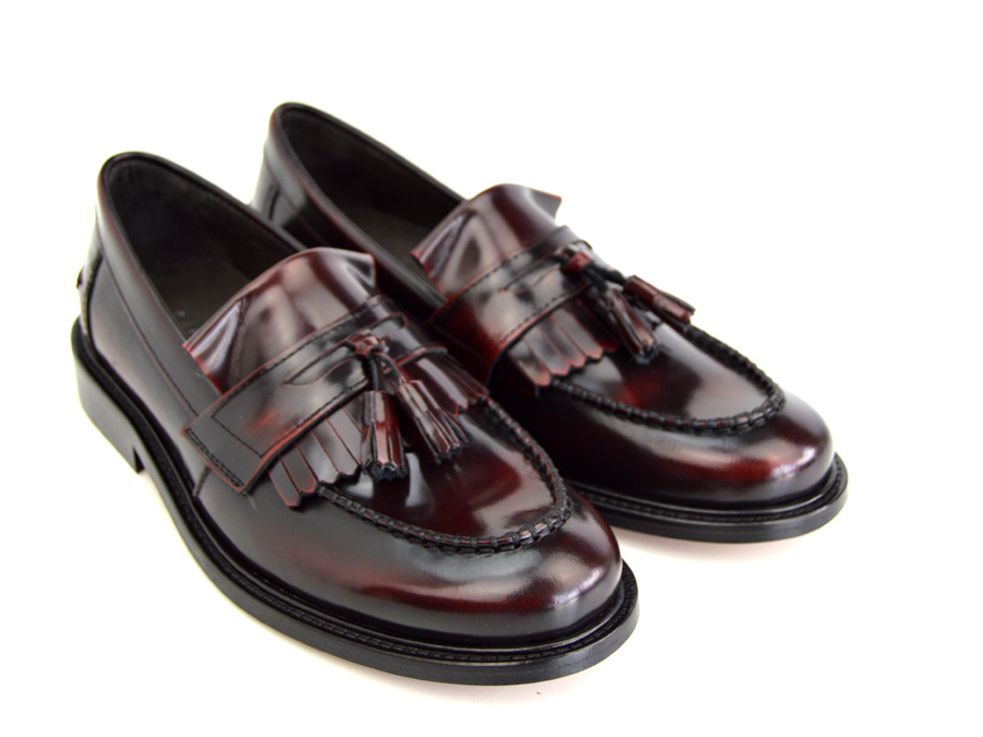 The Prince for Women – Oxblood Tassel Loafers – Mod Ska Skinhead Style ...