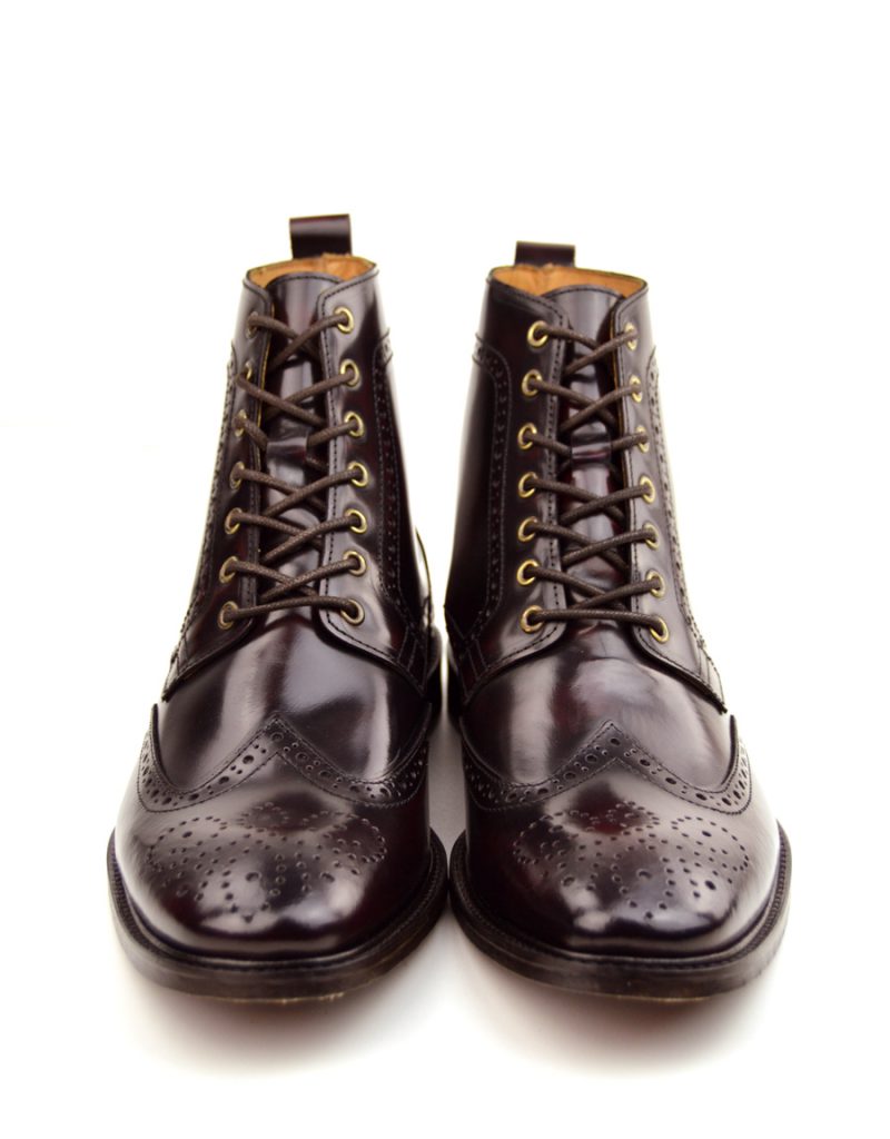 The Shelby -Sizes 10 & 12 Only – Oxblood Brogue Boots – Peaky Blinders ...